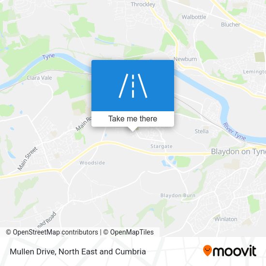 Mullen Drive map