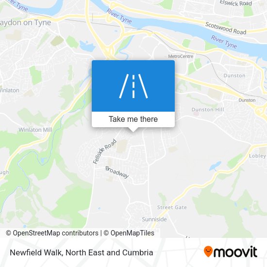 Newfield Walk map