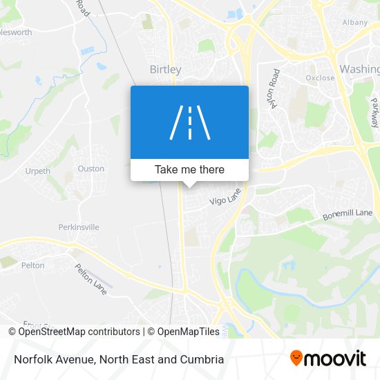 Norfolk Avenue map