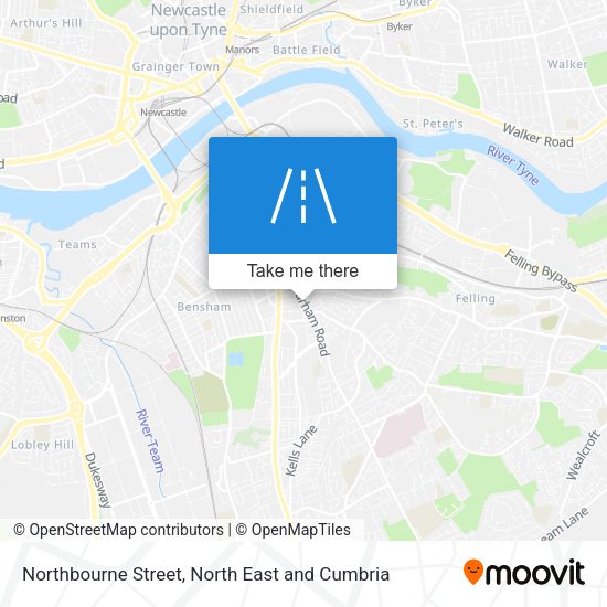 Northbourne Street map