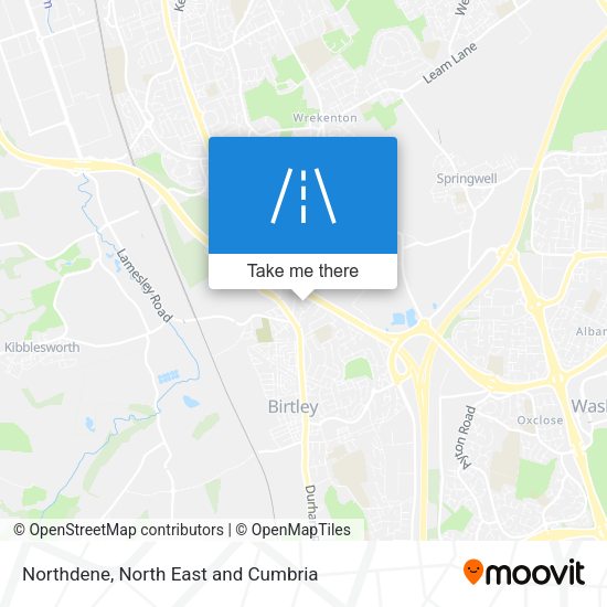 Northdene map