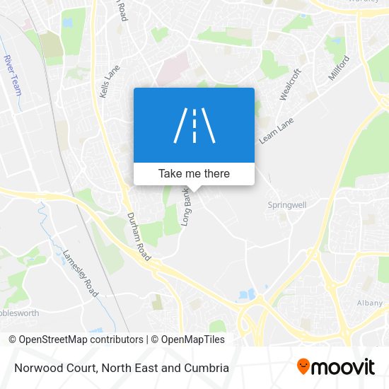 Norwood Court map