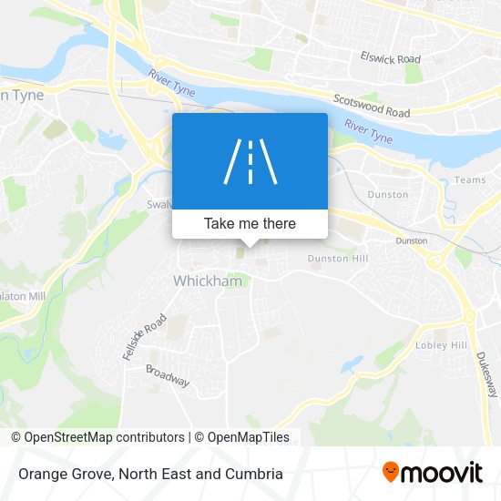 Orange Grove map