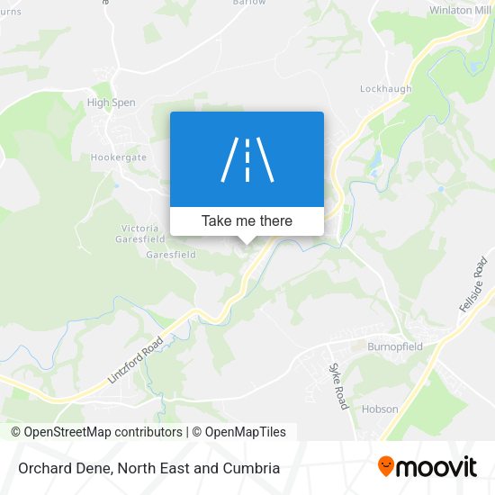 Orchard Dene map