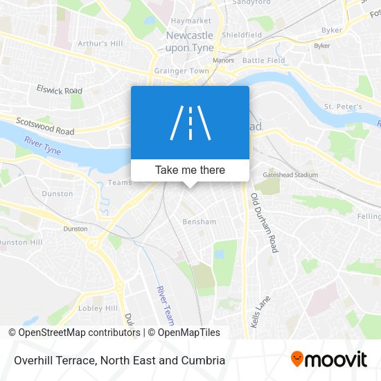 Overhill Terrace map