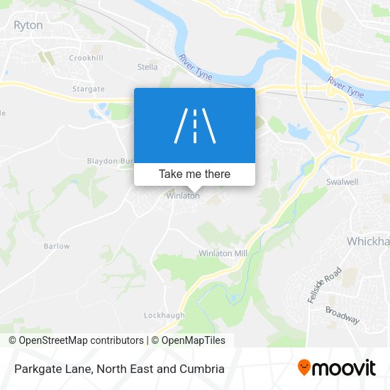 Parkgate Lane map