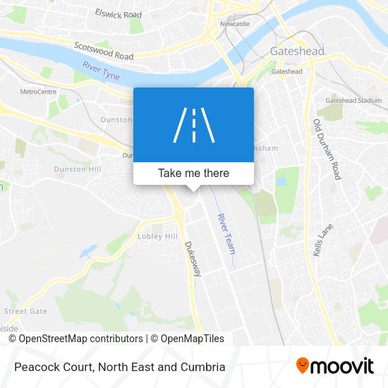Peacock Court map