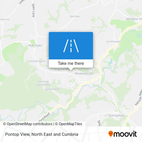 Pontop View map