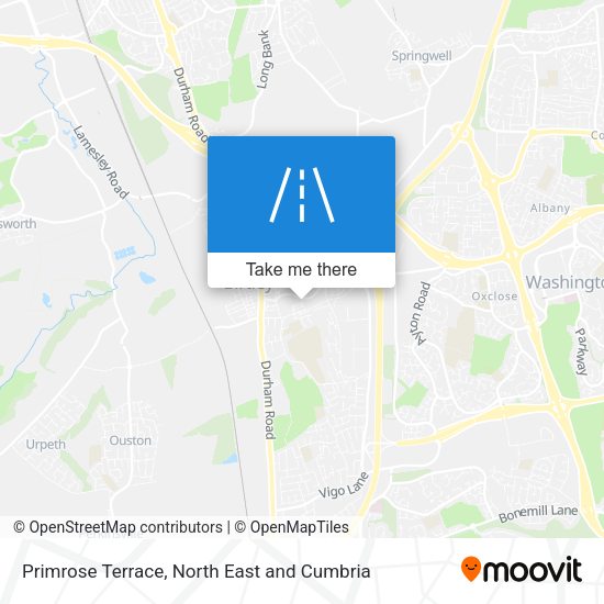 Primrose Terrace map