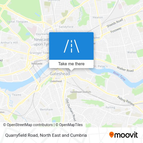 Quarryfield Road map