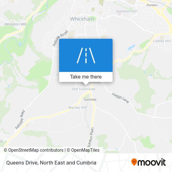 Queens Drive map