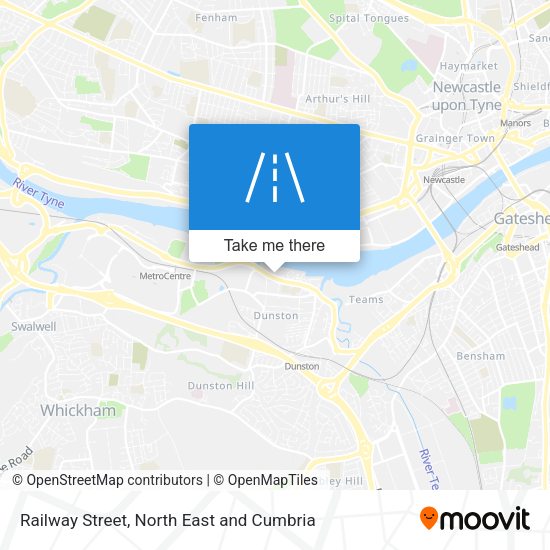 Railway Street map