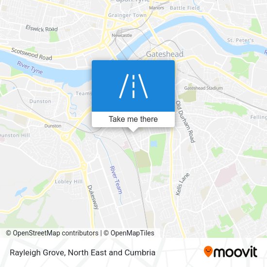 Rayleigh Grove map