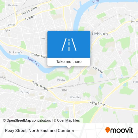 Reay Street map