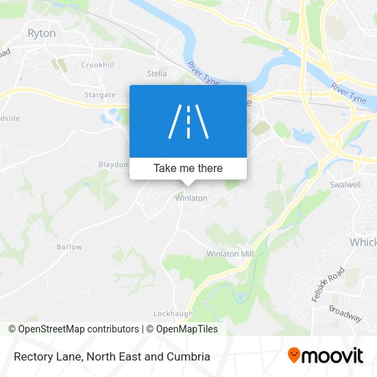 Rectory Lane map