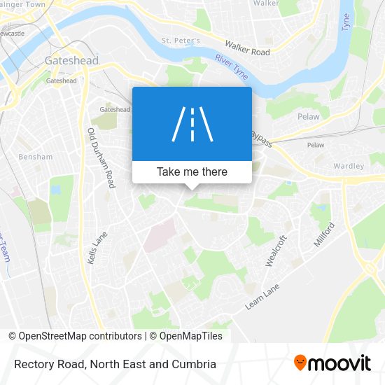 Rectory Road map