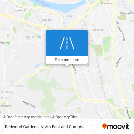 Redwood Gardens map