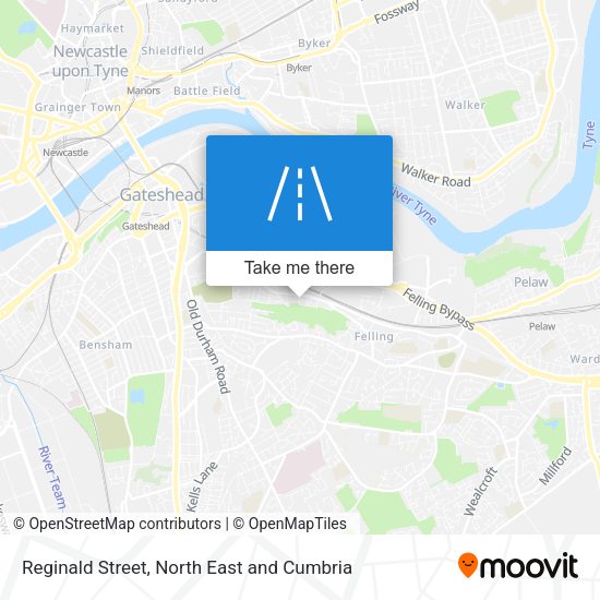 Reginald Street map