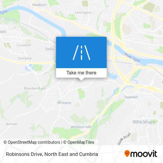 Robinsons Drive map