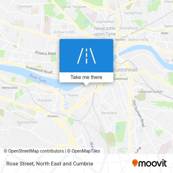 Rose Street map