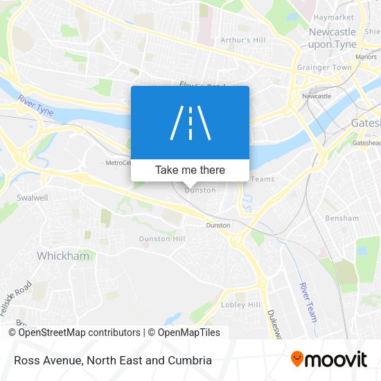Ross Avenue map