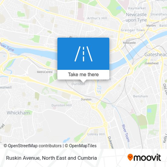 Ruskin Avenue map