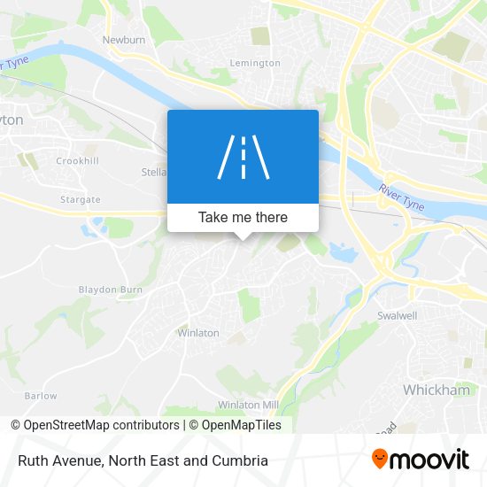 Ruth Avenue map