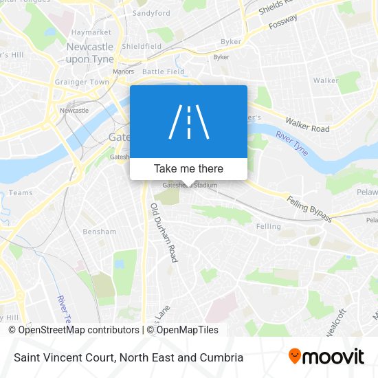 Saint Vincent Court map