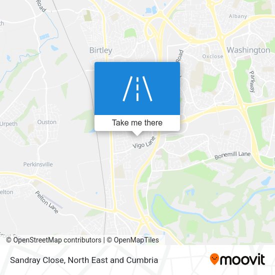 Sandray Close map
