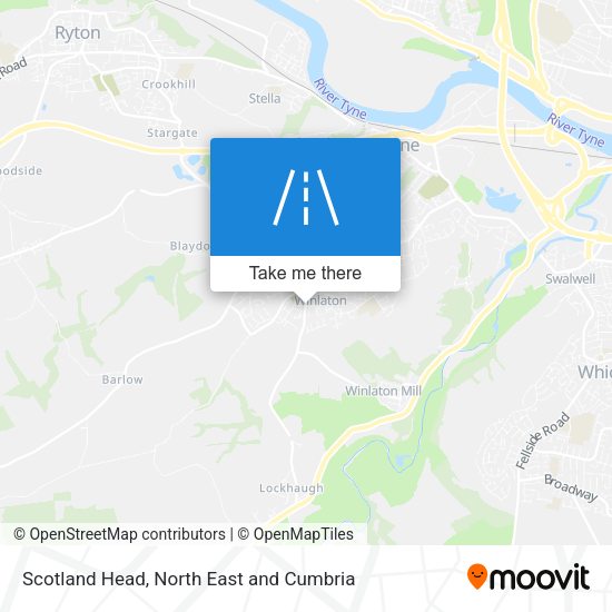 Scotland Head map