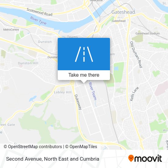 Second Avenue map