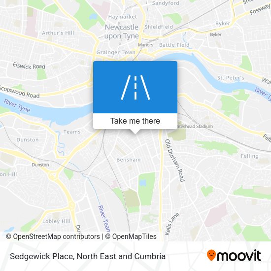 Sedgewick Place map
