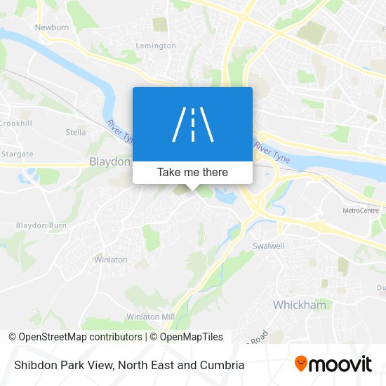 Shibdon Park View map