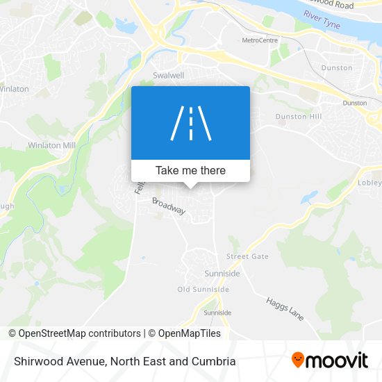 Shirwood Avenue map