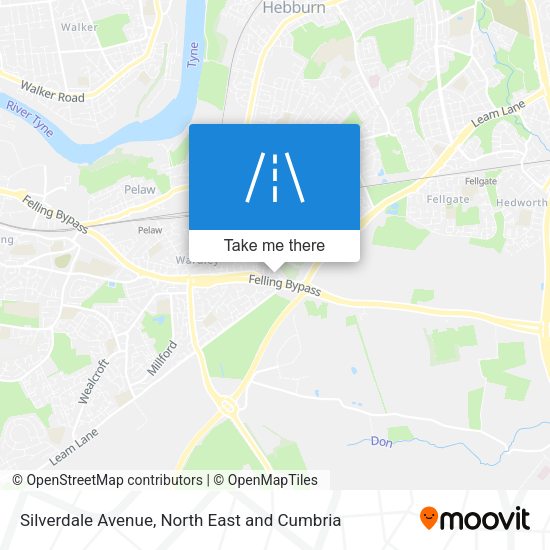 Silverdale Avenue map