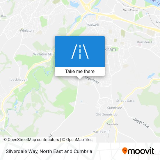 Silverdale Way map