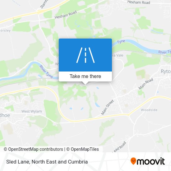 Sled Lane map