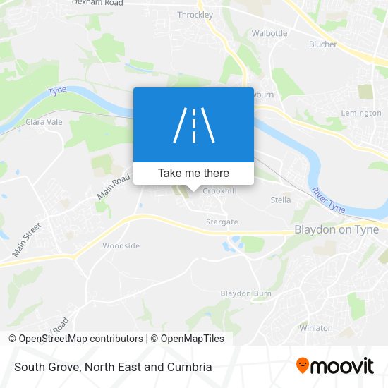 South Grove map