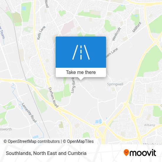 Southlands map