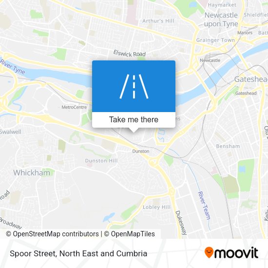 Spoor Street map