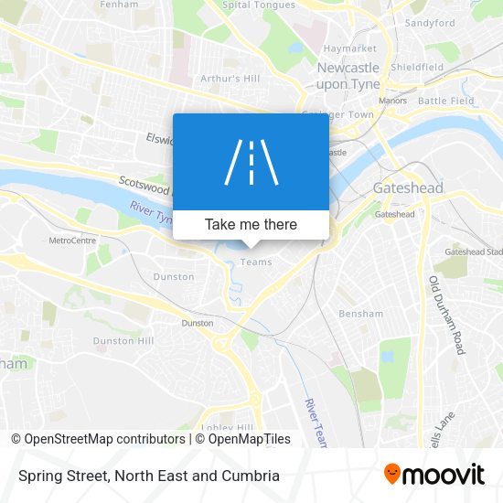Spring Street map