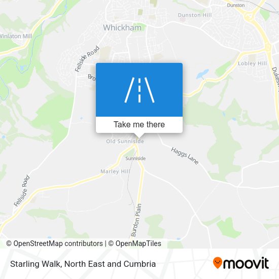 Starling Walk map