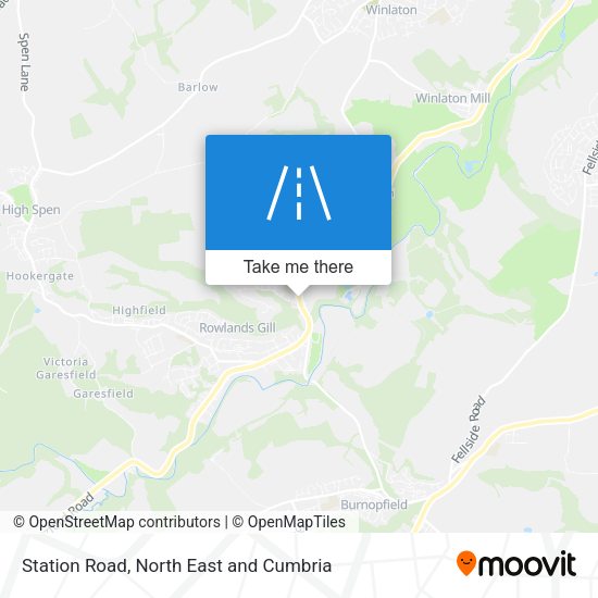 Station Road map