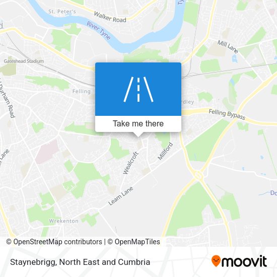 Staynebrigg map