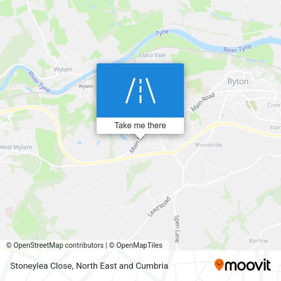 Stoneylea Close map