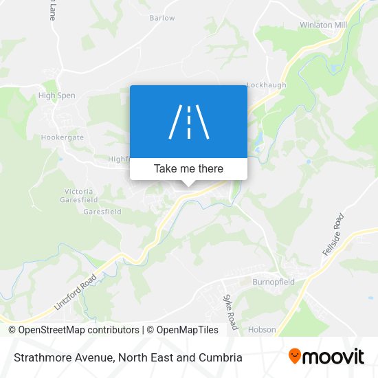 Strathmore Avenue map