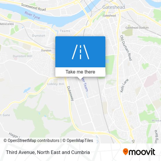 Third Avenue map