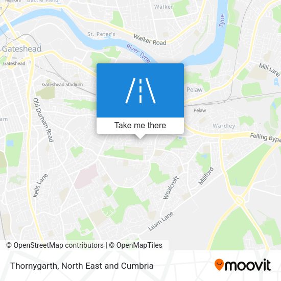 Thornygarth map