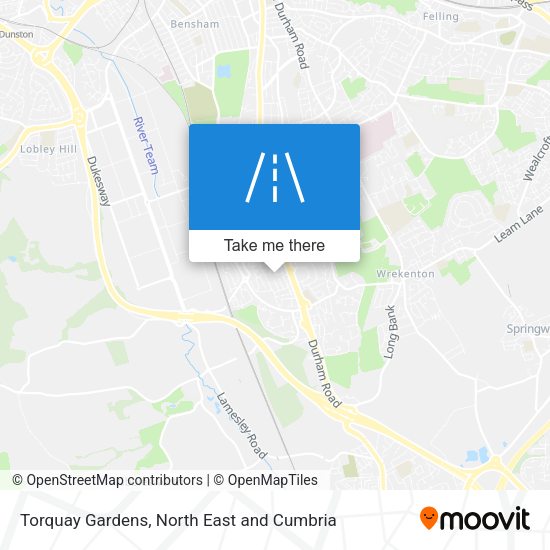 Torquay Gardens map