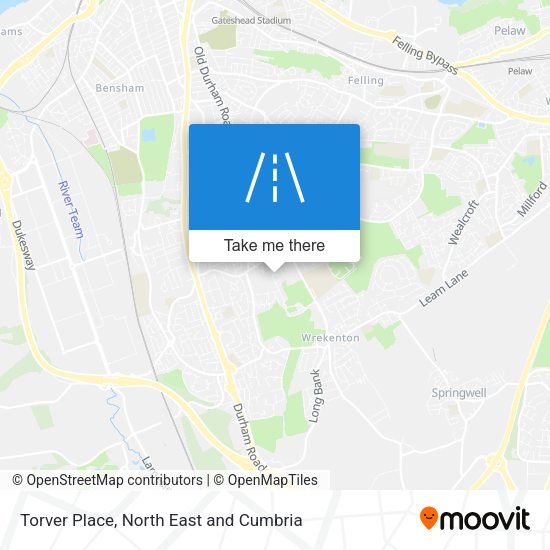Torver Place map
